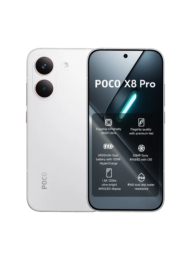 Premium 5G Smartphone Dual SIM 8GB RAM 256GB Storage High-Performance Mobile Device (White, 16.74 cm) 1ztg8