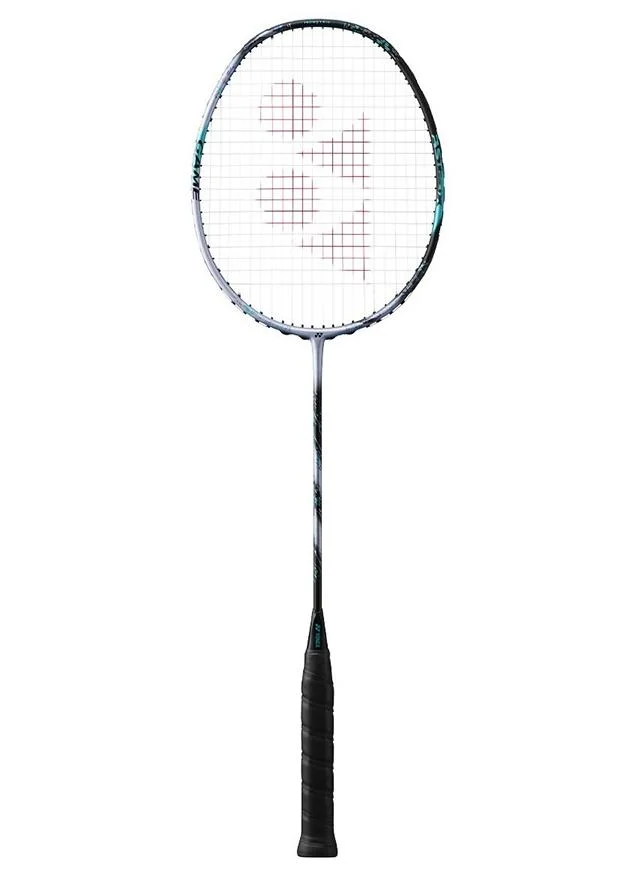 Premium Badminton Racket Professional Lightweight Graphite Frame (Silver Black, 4U G5) t11s1