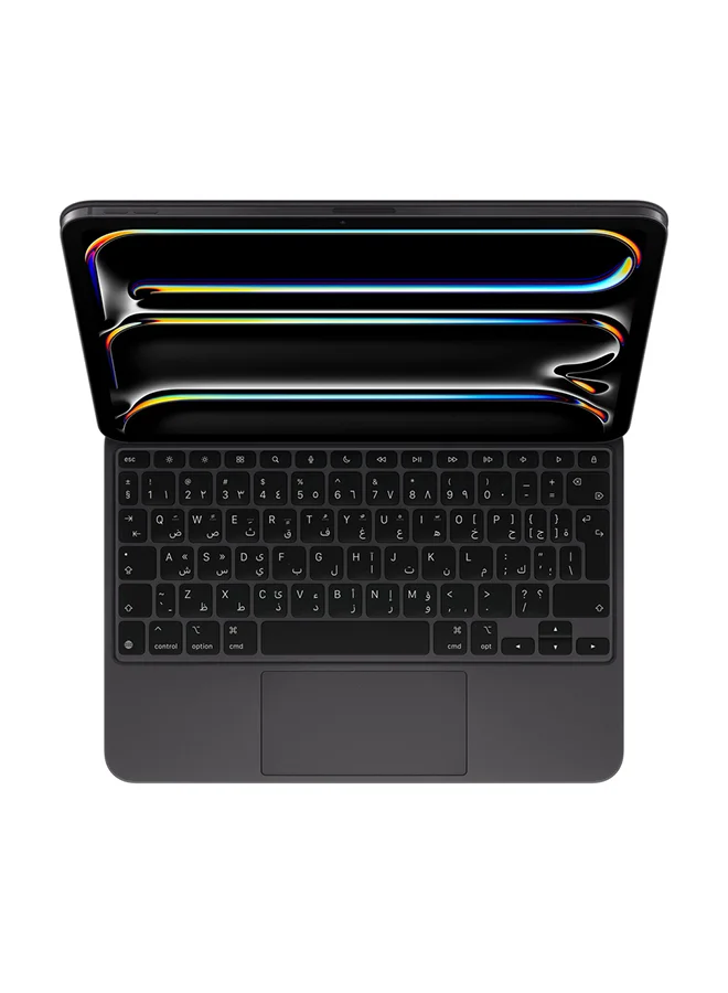 Premium Smart Wireless Keyboard Case for 11-inch Tablet (M4) - Sleek Protective Folio with Backlit Keys (Black) npks5