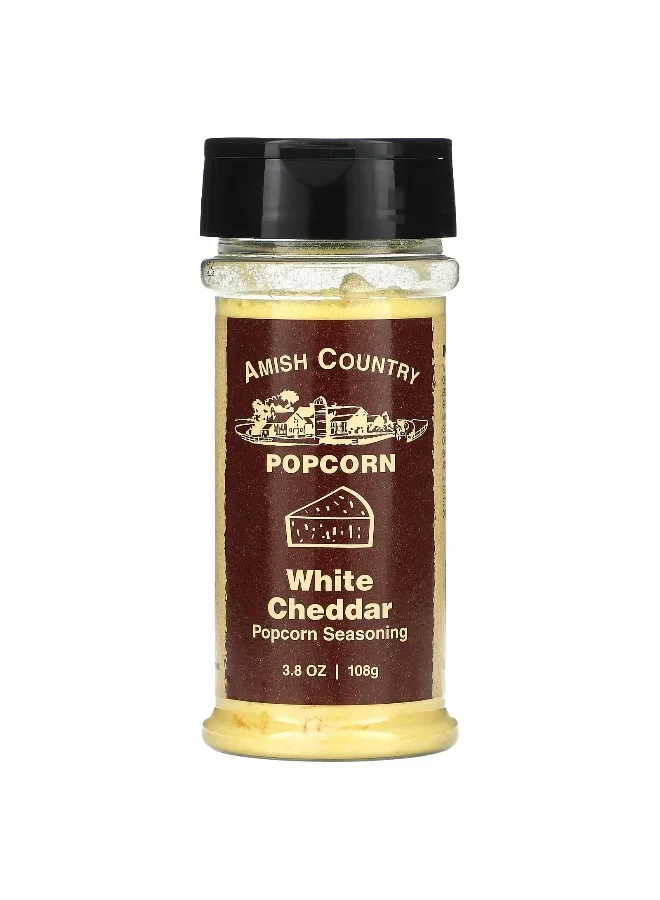 Amish Country Popcorn Seasoning, Premium White Cheddar Flavoring for Snacks (108 g) cjyl8