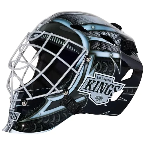Premium Street Hockey Goalie Mask for Kids Protective Face Guard (Team Edition, Youth Size) 33eci