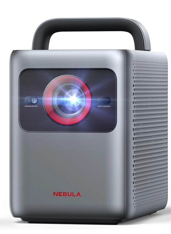 Nebula Cosmos 4K SE Laser LED Projector, Portable Smart Home Cinema with 1800 ANSI Lumens, Dolby Vision Support, 200-inch Display (Black) 1nais