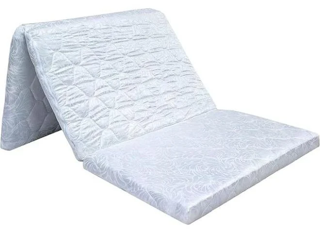 Harmony Home Foldable Foam Mattress Premium Orthopedic Support Breathable Fabric Cover (180 x 90 x 6 cm) nu59a