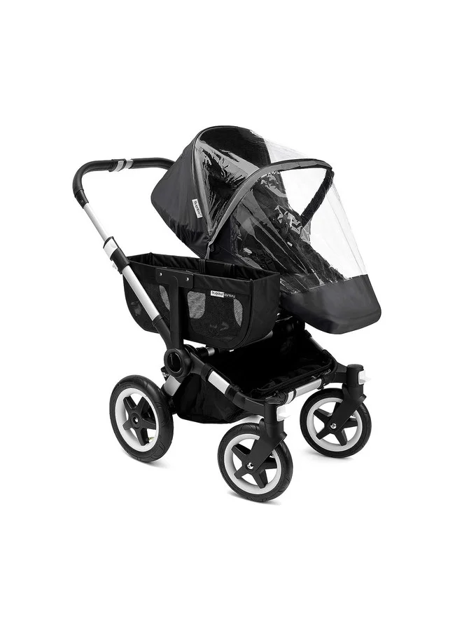 Premium High-Performance Stroller Rain Cover (Black, Universal Fit for Side-by-Side and Single Models) lrfif