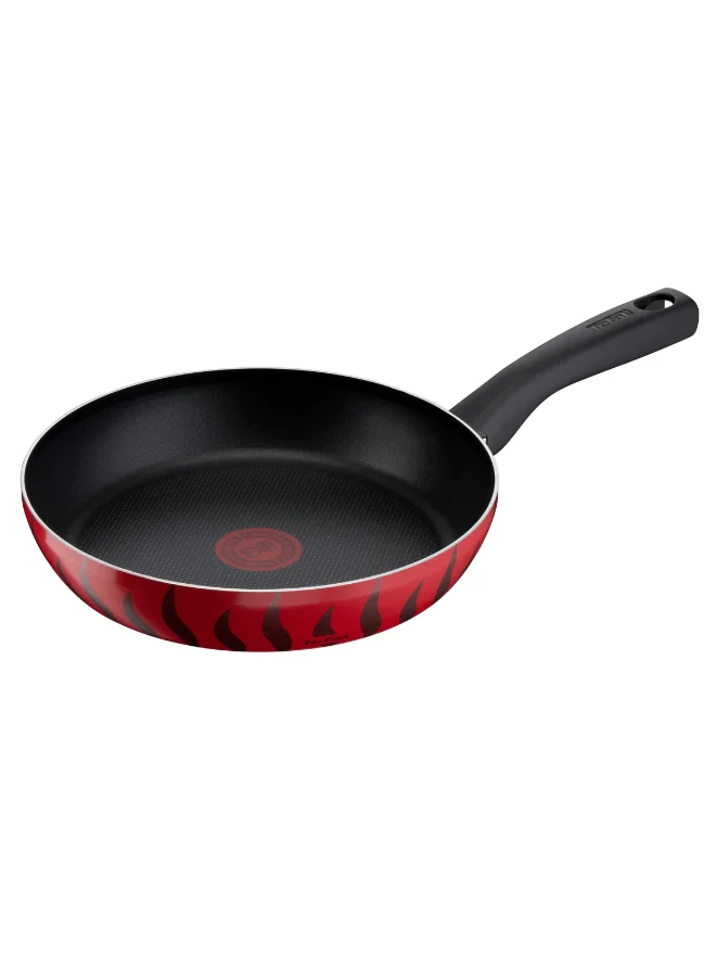 Premium Non-Stick Frying Pan with Thermo-Spot Technology (Red, 24 cm) 2kxa3