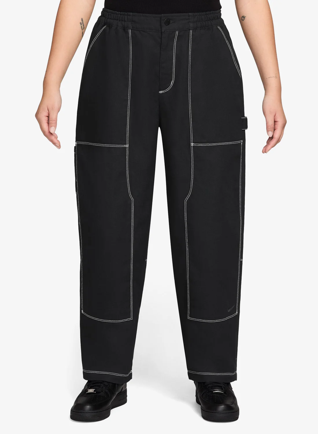 Athletic Street Carpenter Loose Relaxed Sweatpants Premium Cotton Casual Trousers for Men (Large) aerof