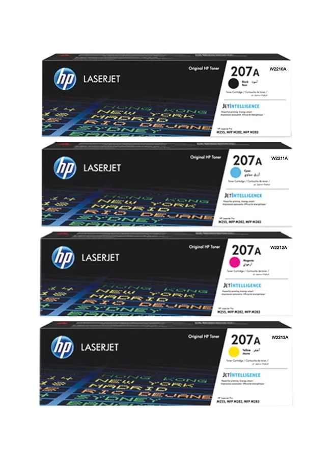 Premium 207A Laser Toner Cartridge Set (4-Colour Pack) for Professional Office Printers ksncf
