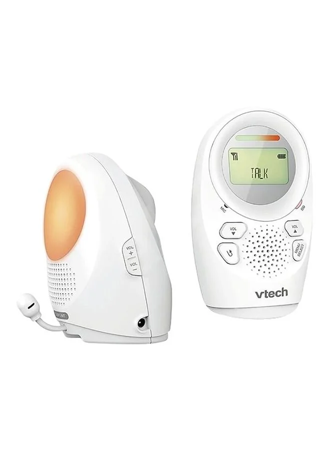 Premium Digital Audio Baby Monitor with Night Light and Projection (White, 1 Unit) ks3hz