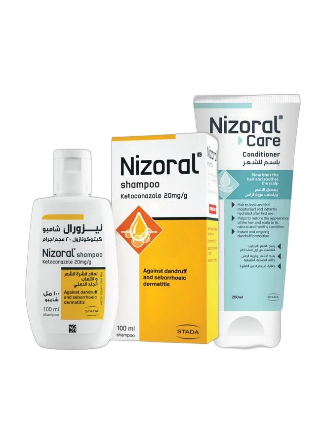Premium Scalp Care Set, Dandruff Control Shampoo and Nourishing Conditioner (100 mL Shampoo, 200 mL Conditioner) xiv89