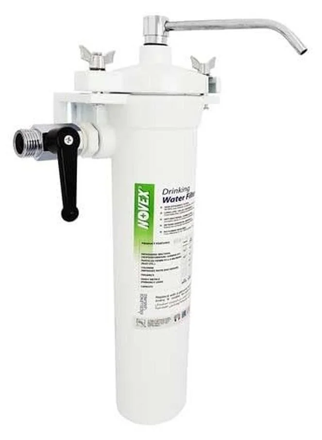 NOVEX Ceramic Drinking Water Filter Premium Filtration System for Home Kitchen (1 Piece) 47k06