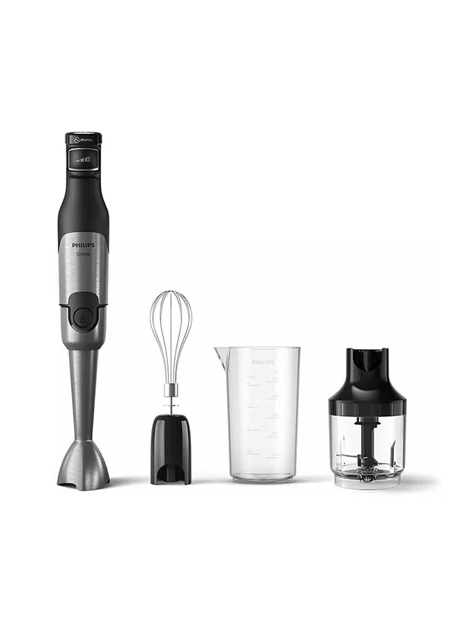 Professional 5000 Series Hand Blender High-Performance Immersion Mixer for Kitchen Food Preparation (Black, 800W) 3k70d