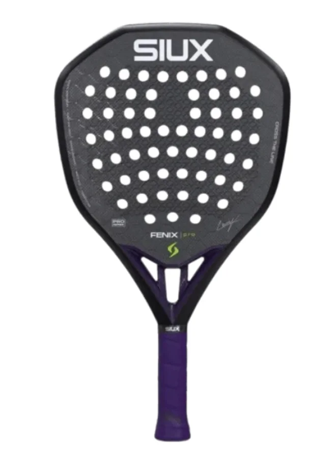 Premium Diamond Padel Racket Professional Performance Carbon Fiber (Black) rgx9t