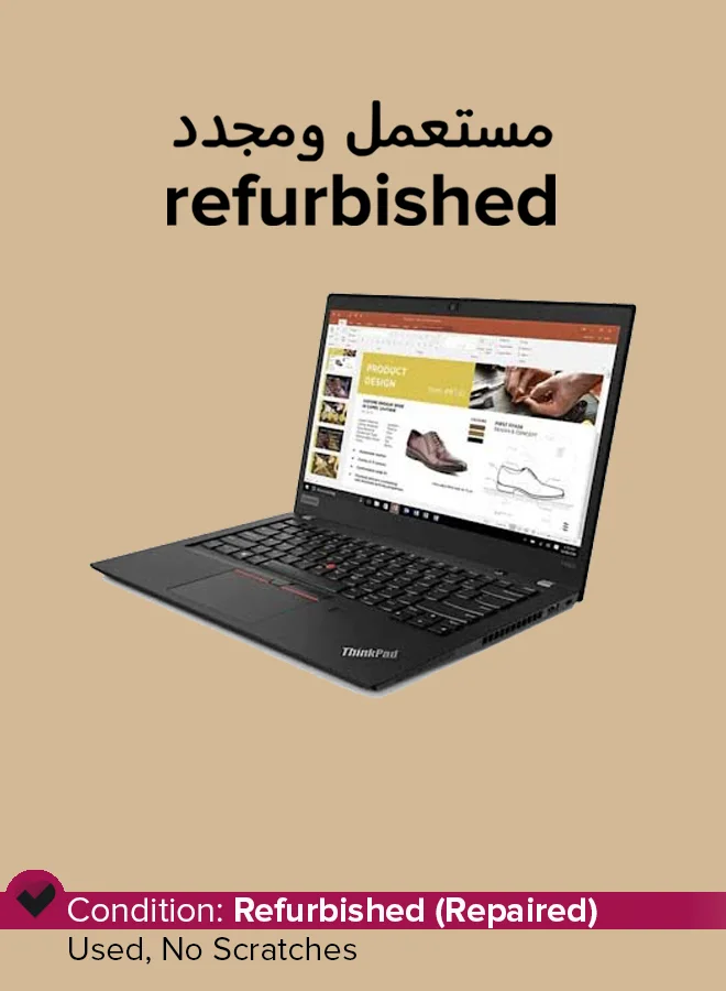 Premium Refurbished Business Laptop 14-Inch Full HD Display (Intel Core i5, 8GB RAM, 256GB SSD, Windows 10 Pro, Black) eqlt3