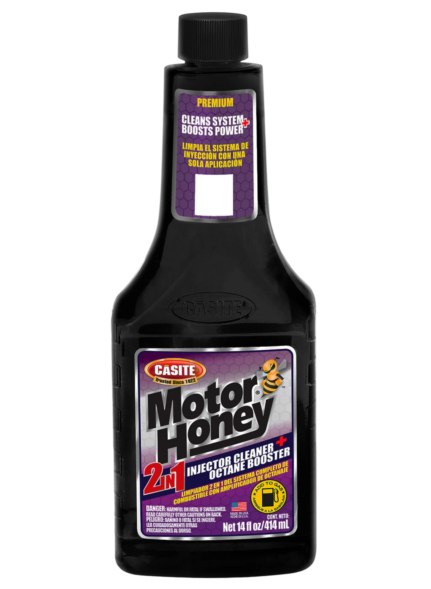 CASITE 2-in-1 Fuel Injector Cleaner and Octane Booster Premium Performance Additive (414 mL) o6jpq