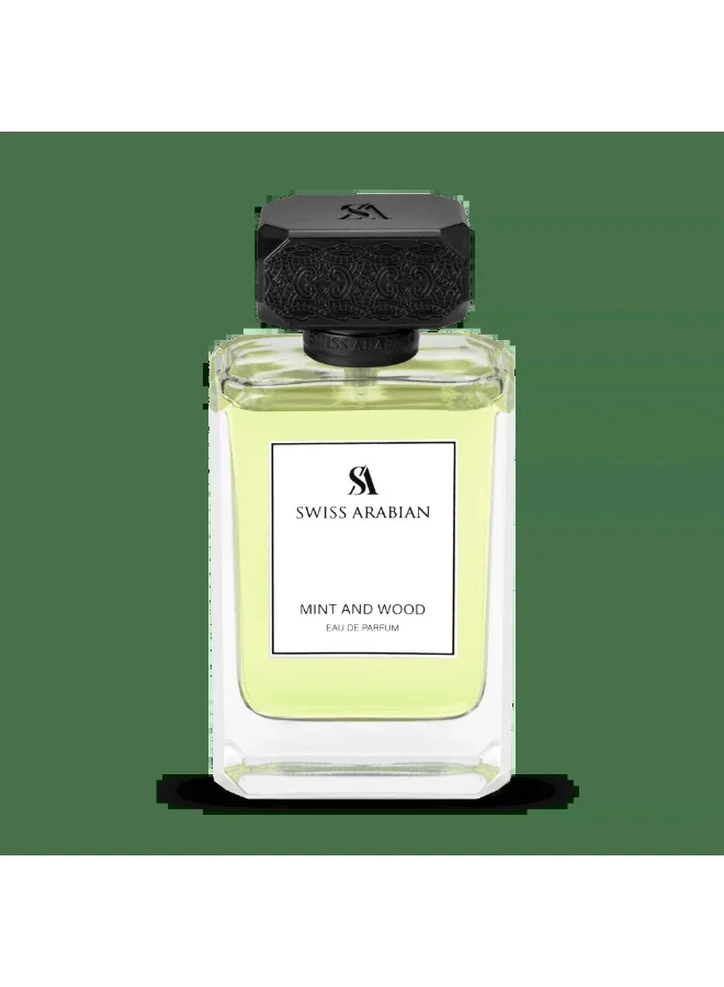 Swiss Arabian Mint And Wood Eau De Parfum Premium Fragrance For Men And Women (100 mL) dva8c