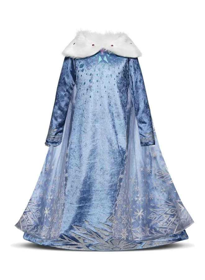Loquat Princess Dress Up Costume for Kids Elegant Party Gown (Pink, 120 cm) agf8l