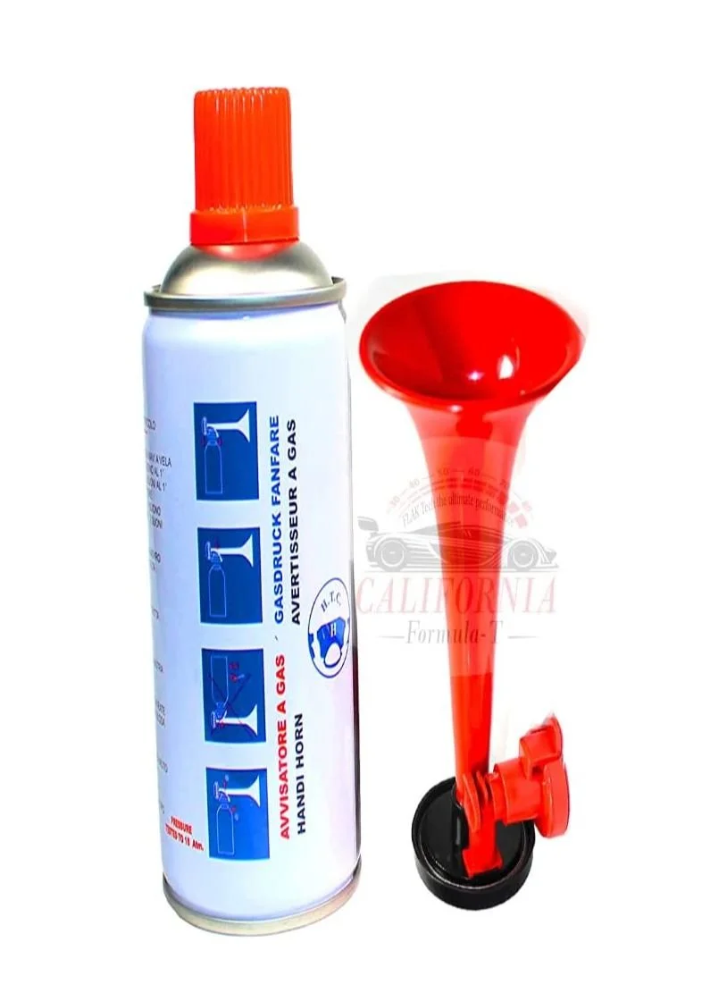 California Formula-T Handheld Signal Horn for Boating Sports Events and Camping (High-Decibel, 350 mL) uf95u