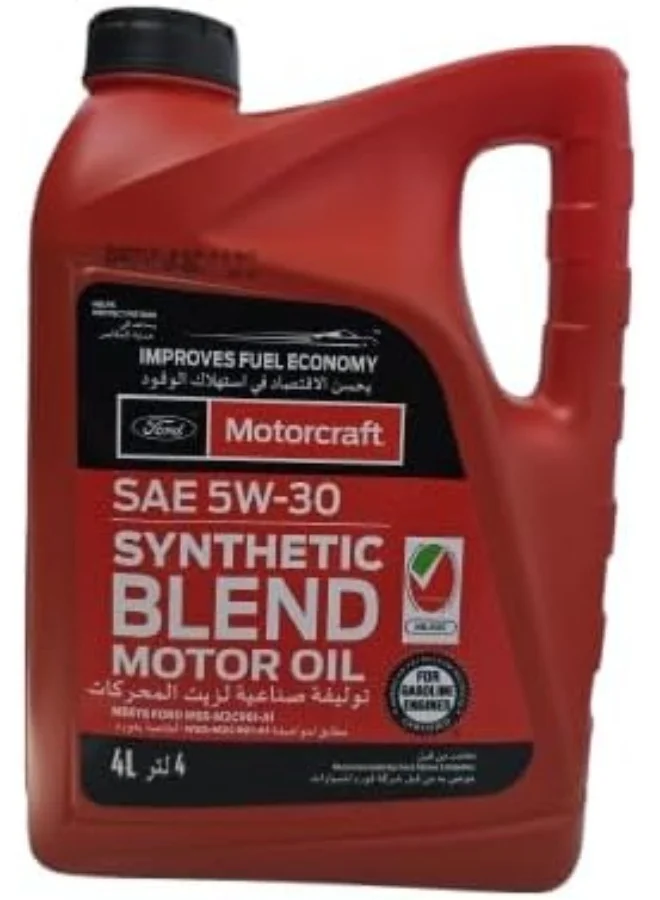 Premium Synthetic Blend Motor Oil 5W30 High-Performance Engine Lubricant (4L) eqv1h