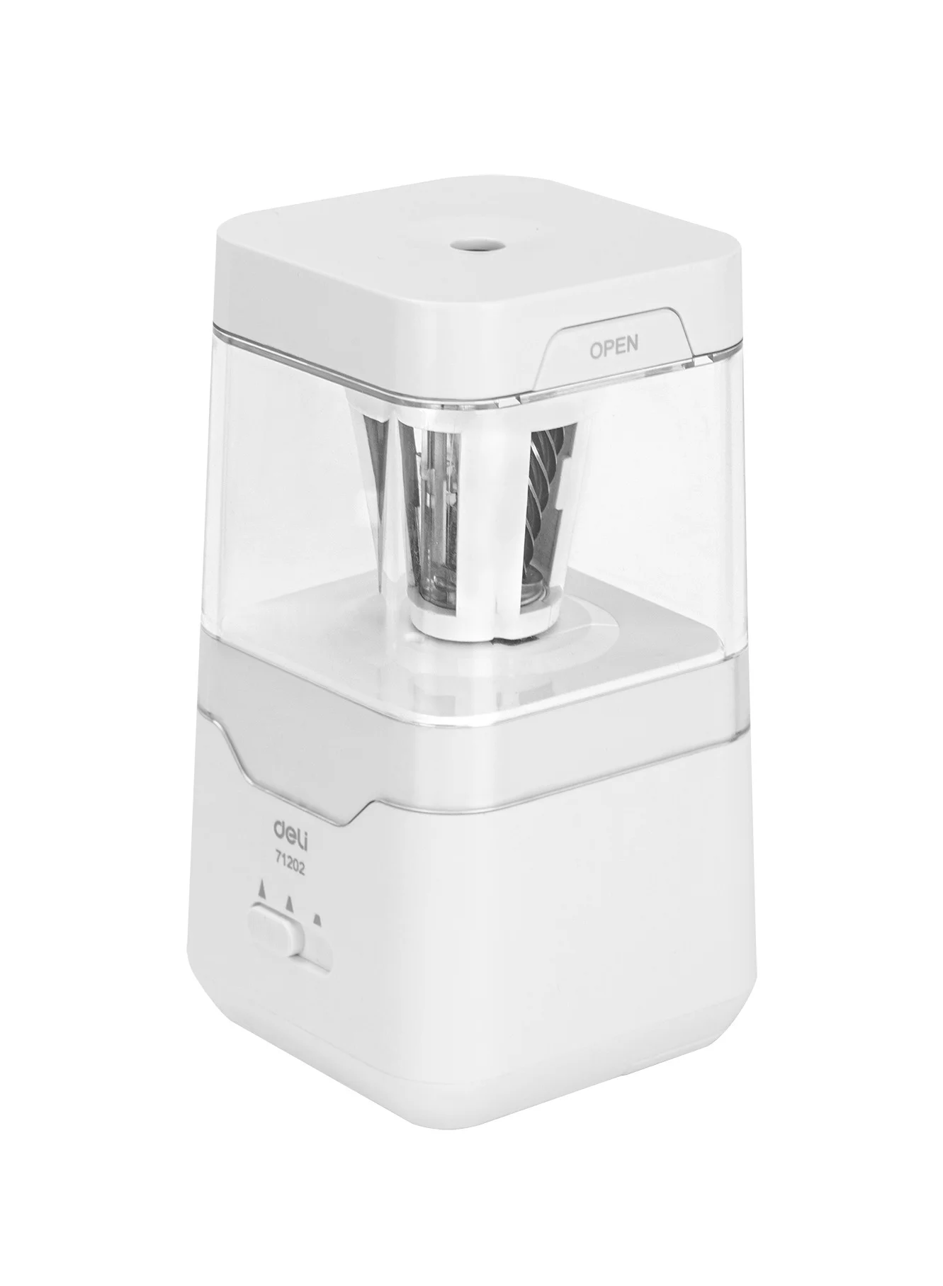 Deli Electric Pencil Sharpener with 3 Sharpening Grades, Dual Power USB and Battery Operated for School and Office (1 Unit) tjo0t