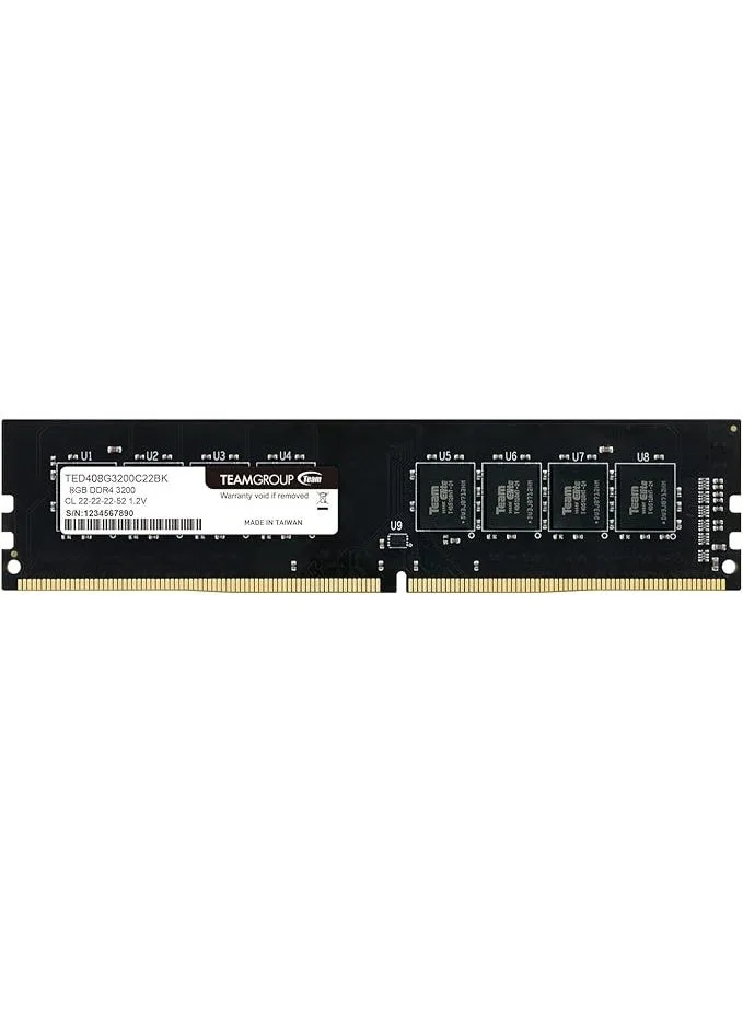 TeamGroup Elite DDR4 8GB 3200MHz Desktop Memory RAM Module (CL22, 1.2V) 30mpj