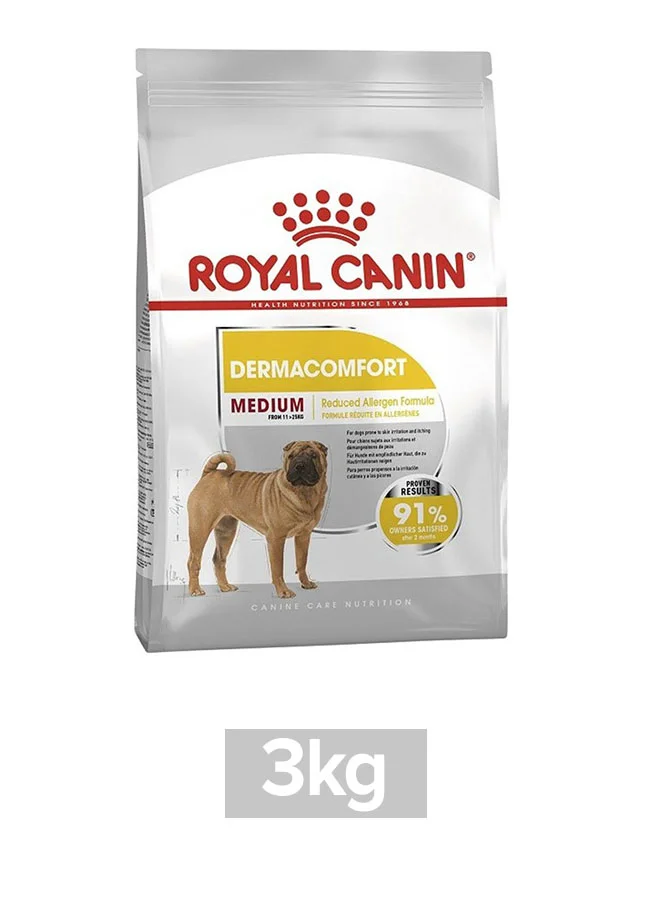 Premium Canine Care Nutrition Medium Dermacomfort Dry Dog Food (3 kg) mg59r