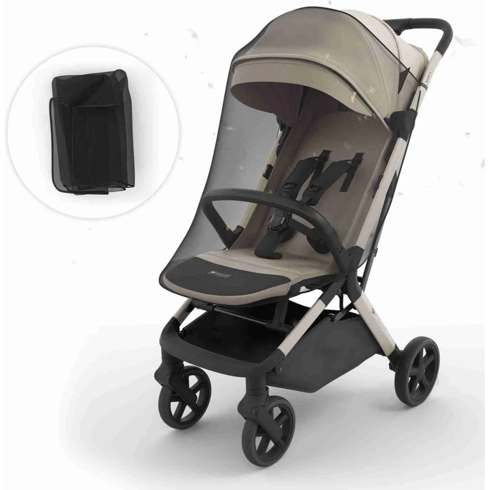 Premium Lightweight Compact Stroller for Travel and Daily Use (Sand Beige) mvsqw