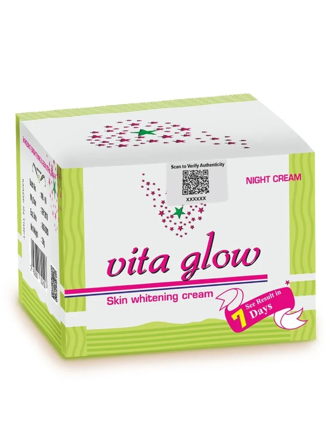 Vita Glow Night Cream Advanced Brightening & Revitalizing Formula for Mature Skin (50 mL) 52s3d