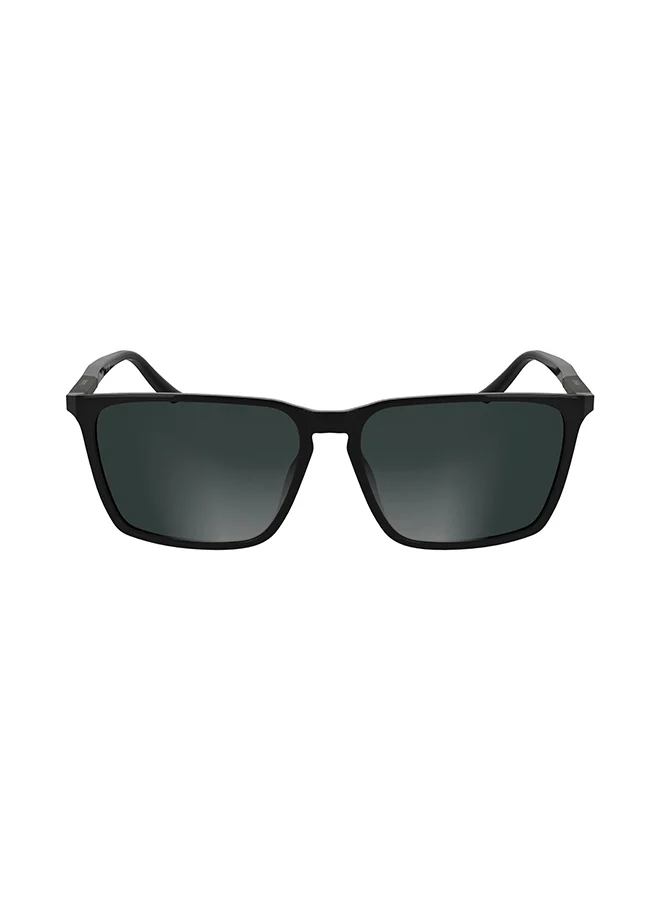 Premium Full Rim Injected Sunglasses for Men and Women (Black, 58mm) 37ms4