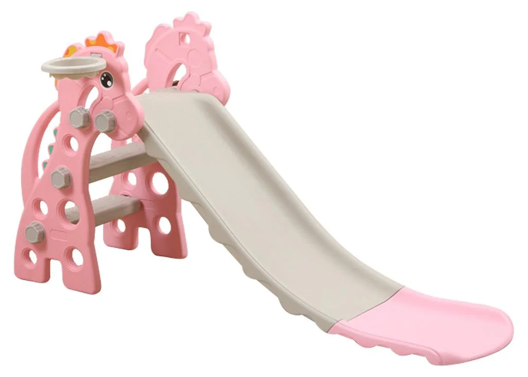 MaBaby Foldable Children's Slide with Basketball Hoop Indoor Outdoor Playground Climbing Activity Set (150 cm) 6b78c
