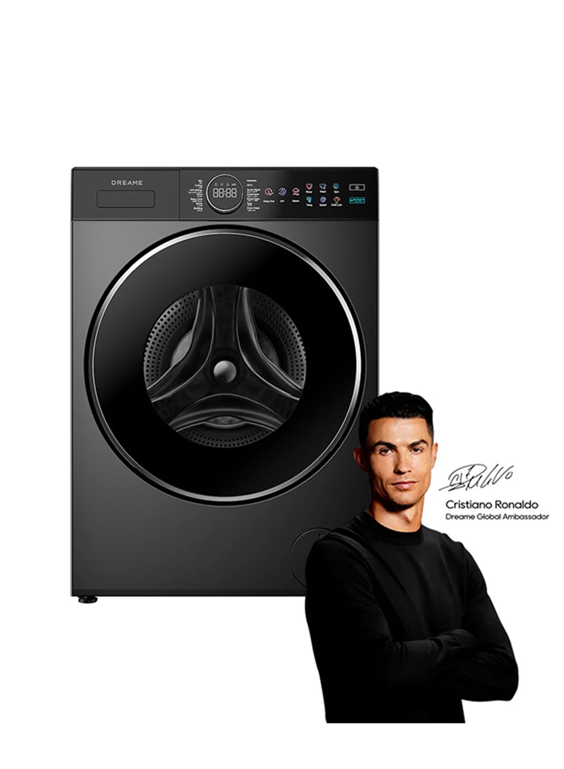 Premium Front Load Washing Machine 10 kg Capacity with Steam Wash and 14 Programs (Grey, 1400 RPM) hj7hy