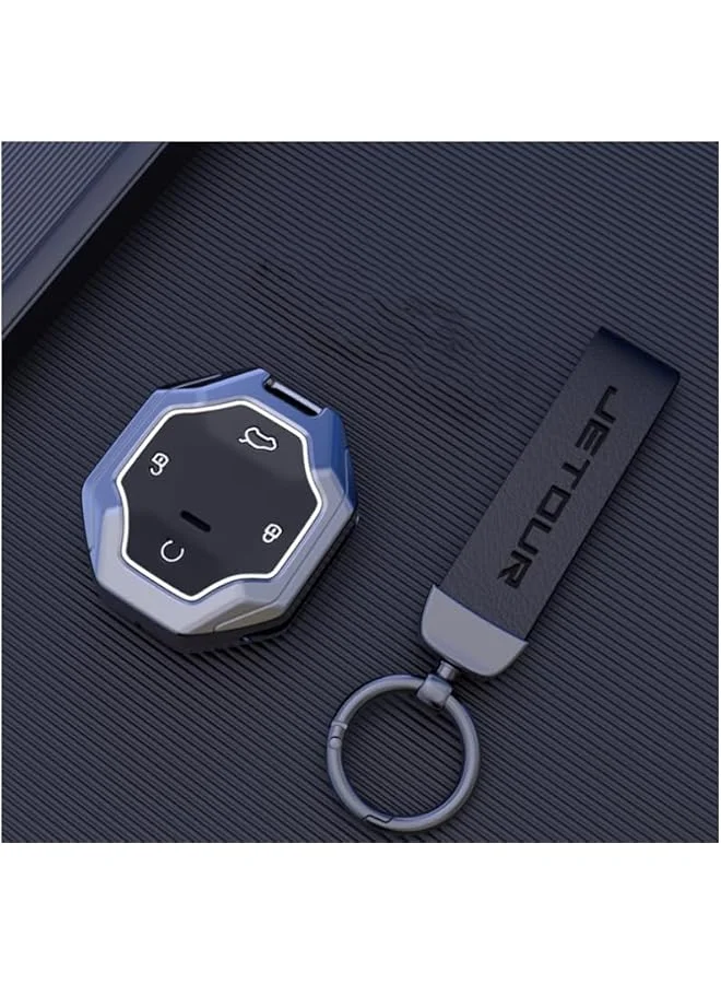 Starwell Premium Alloy Key Fob Protector Case for Traveller T2 (Black, 1 Piece) i3inv