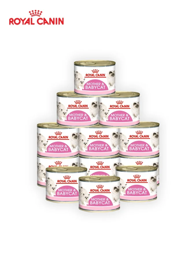 Premium Mother And Babycat Mousse Wet Food (12 x 195 g) ef1ff