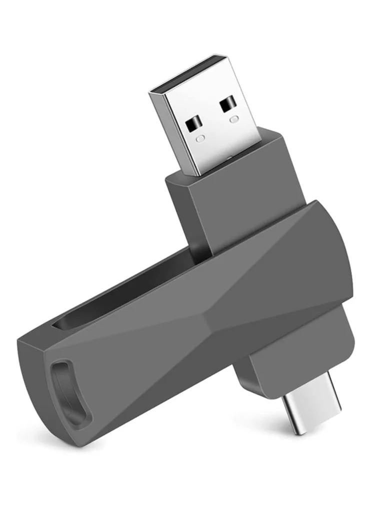 INSIJAM USB Flash Drive 1TB Dual Connector Memory Stick (USB 3.0 & Type-C) High-Speed Data Storage for Smartphones Laptops and Tablets b56vb