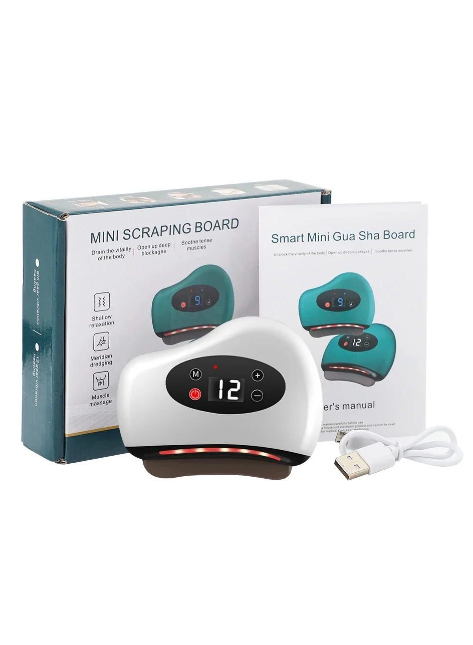 DubaiGallery Electric Gua Sha Facial Sculpting Tool with Heat and Vibration Therapy (1 Piece) g36gr