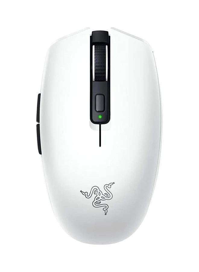 Premium Wireless Gaming Mouse Ergonomic Lightweight Optical Sensor (White, 1 Unit) 9uipk