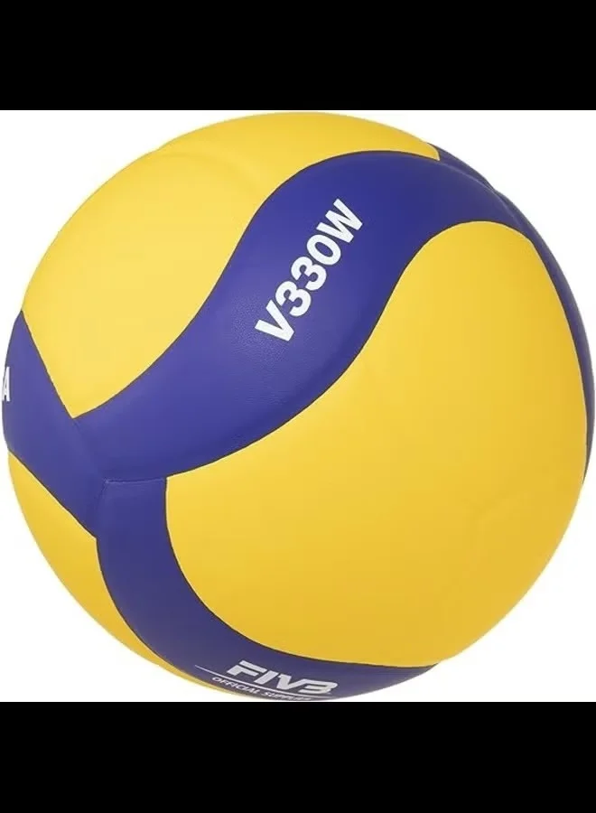 Premium Volleyball Official Size 5 Professional Training Ball (Yellow/Blue, Size 5) 0daok