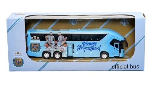 Sockers Argentina National Team Miniature Soccer Bus Premium Die-Cast Collectible Toy (15 cm) 0nsee