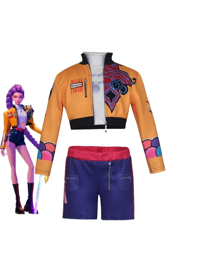 Premium Kpop Inspired Cosplay Uniform Set for Stage Performance and Halloween (Adult, One Size) au8rx