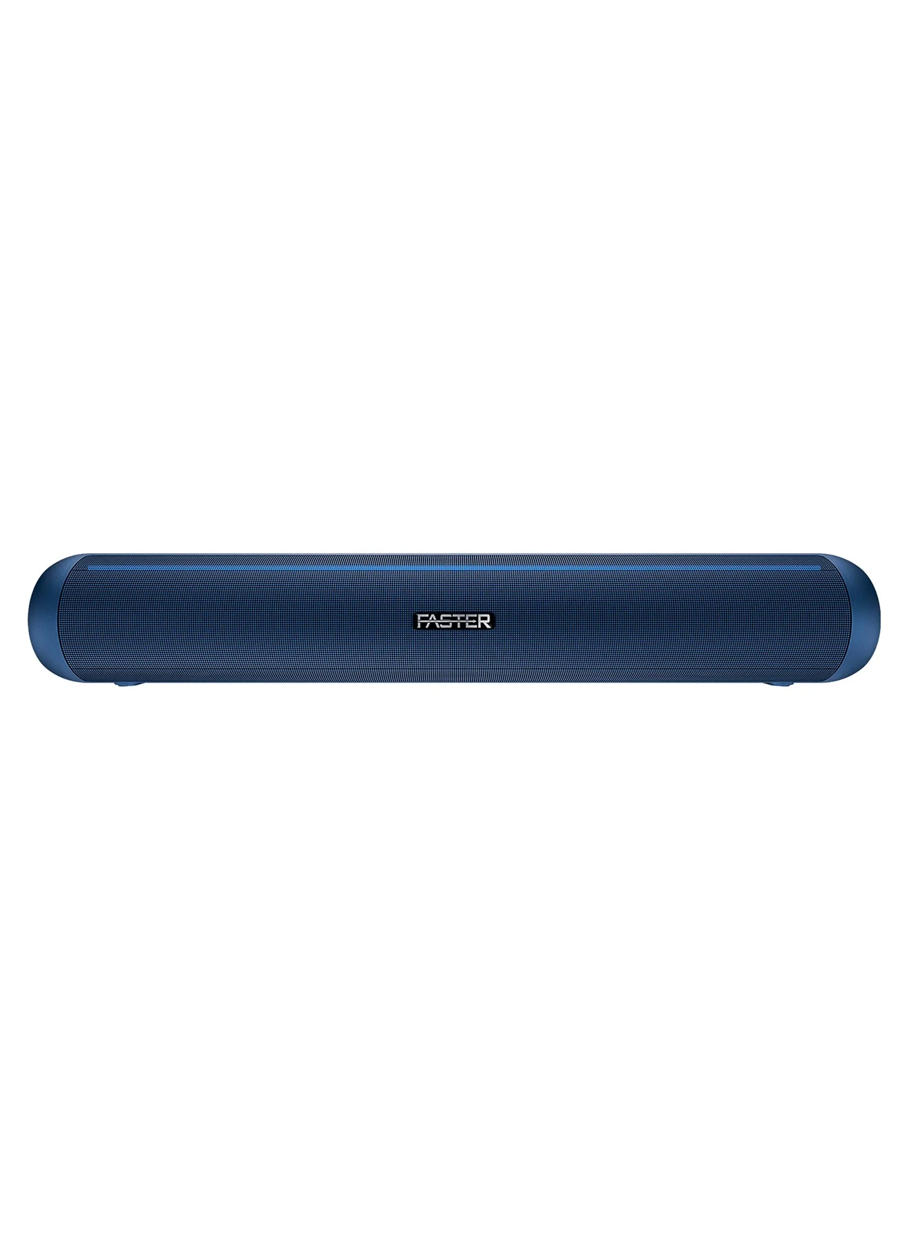 Faster Z30 Portable Bluetooth Speaker 30W Wireless Surround Sound System for PC Laptop and Smartphone (Blue) kv8nx