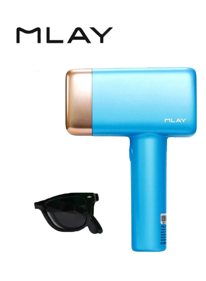 MLAY T14 Laser Hair Removal Device Professional Cold Compress Technology (5-Levels, 500,000 Pulses) jd7ct