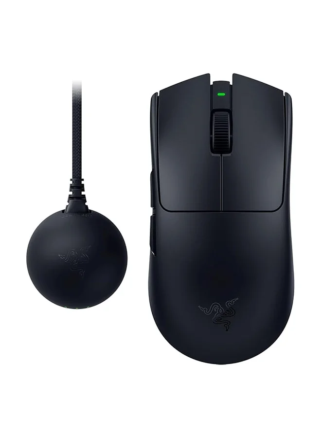 Premium Wireless Esports Gaming Mouse Lightweight Symmetrical Design with 50K DPI Optical Sensor and 8K Polling Rate (Black) 1h36e