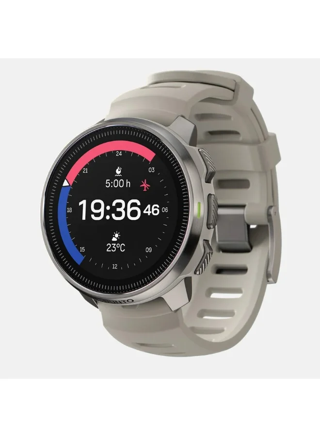 Premium Dive Computer and Sports Watch with Advanced Tracking and Heart Rate Monitor (Sand Grey) ctto0
