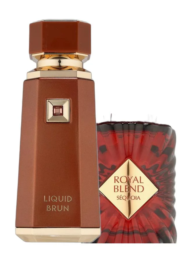 French Avenue Liquid Brun and Royal Blend Sequoia Extrait De Parfum Set (Floral Fruity, 2 x 100 mL) 5y65j