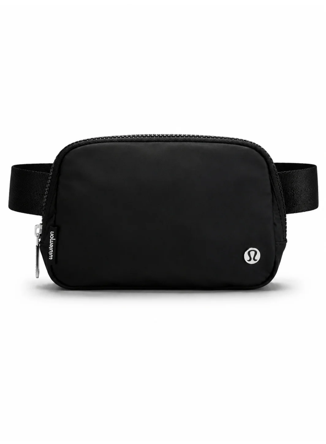 Activewear Everywhere Belt Bag Premium Compact Waist Pack with Zippered Pockets for Travel and Fitness (Black, One Size) 73nd5