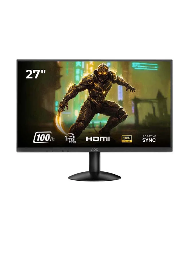 Premium 27-inch FHD IPS Monitor 100Hz Refresh Rate 1ms Response Time AdaptiveSync Display (Black, 27-inch) torts