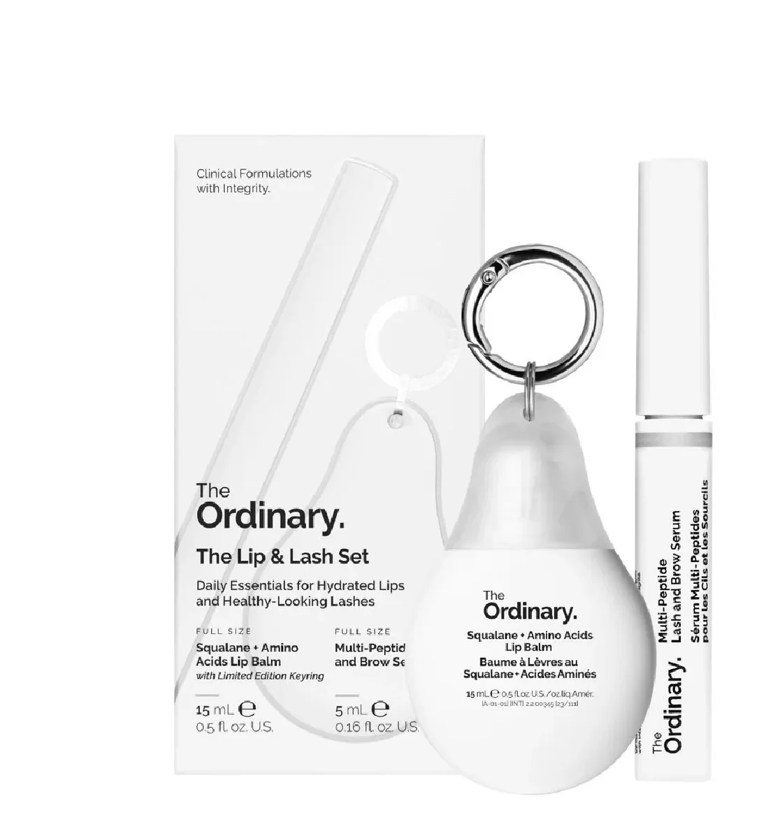 Premium Lip and Lash Care Set (15 mL Lip Treatment and 5 mL Lash Serum) xpb3y