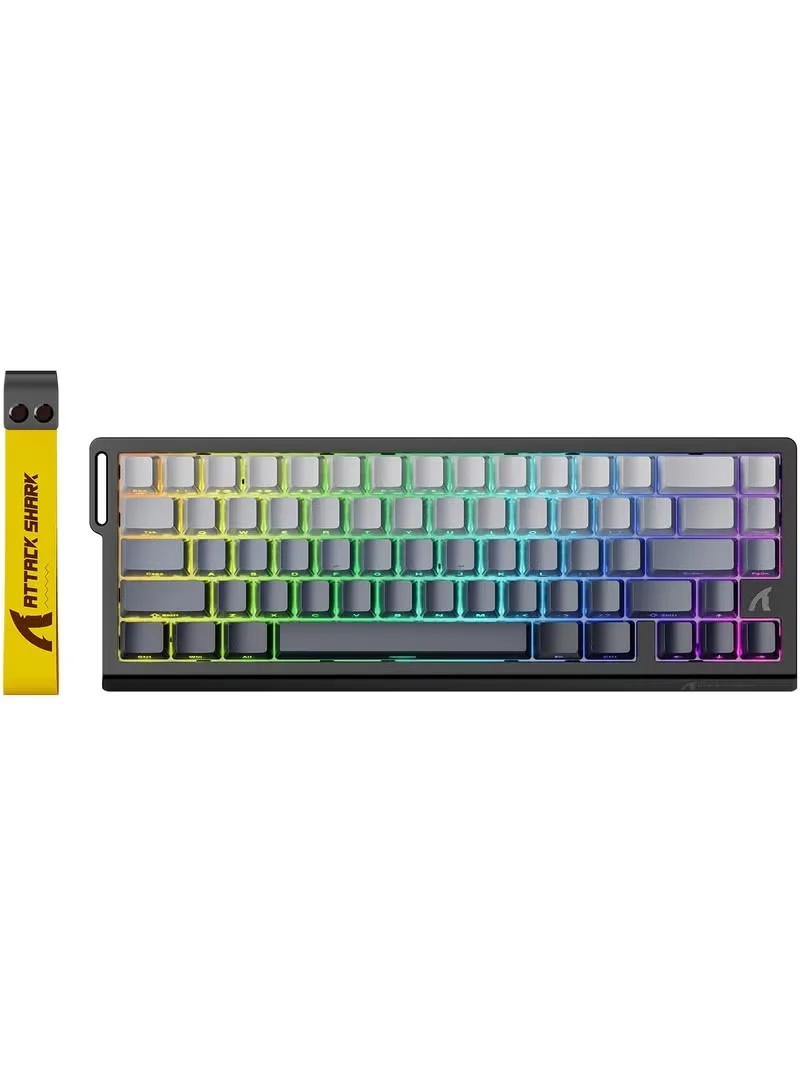Premium Rapid Trigger Mechanical Gaming Keyboard 60% TKL with Hall Effect Magnetic Switches and RGB Backlit (Moonlight, 60% Size) 2ueh9