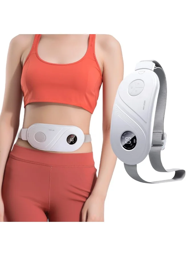 Green Lion Menstrual Heating Massager Belt with Vibration & Temperature Control (White, 1800mAh) 0r7rq