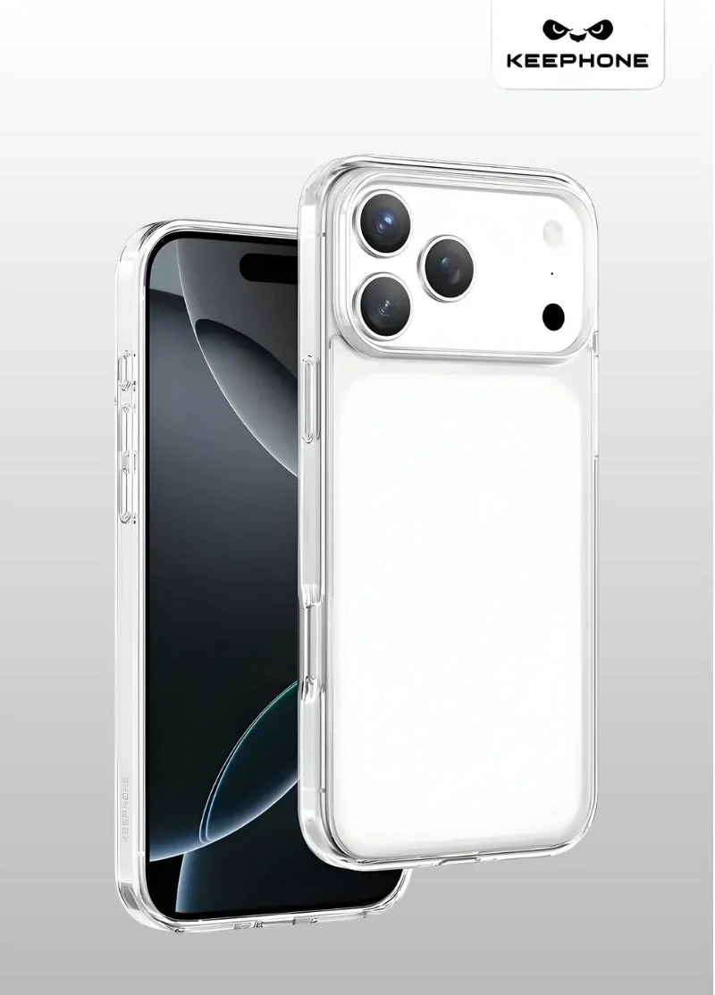 KeepHone Premium Transparent Protective Case for Smartphone 17 Pro Max (Clear, 1 Piece) po4bu
