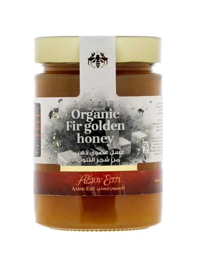 Axion Esti Organic Fir Honey Premium Raw Greek Golden Honey (450g) kzins
